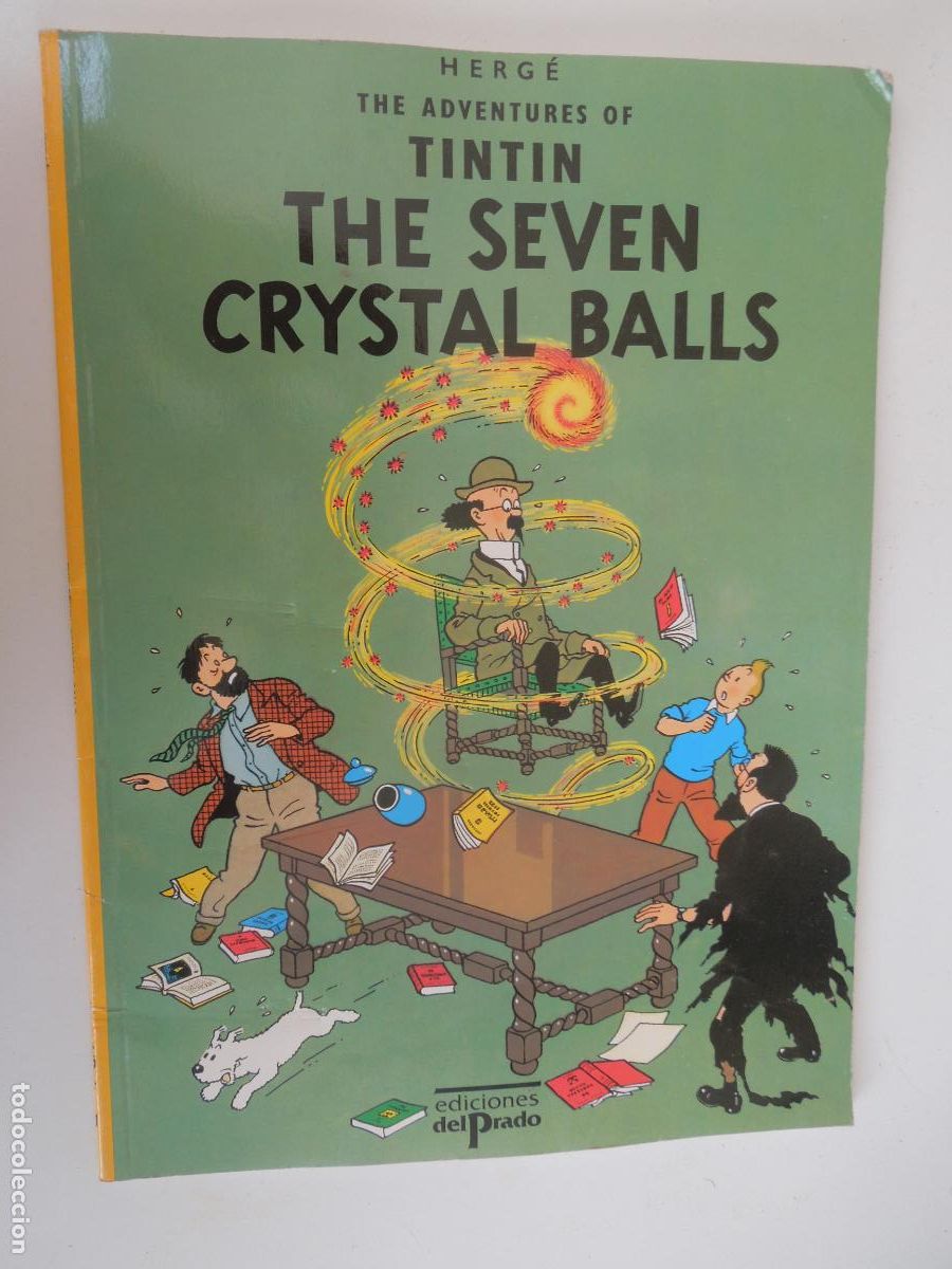 C&oacute;mics: THE ADVENTURES DEOF TINTIN - THE SEVEN CRYSTAL BALLS - EDICIONES DEL PRADOEN INGLES t-1