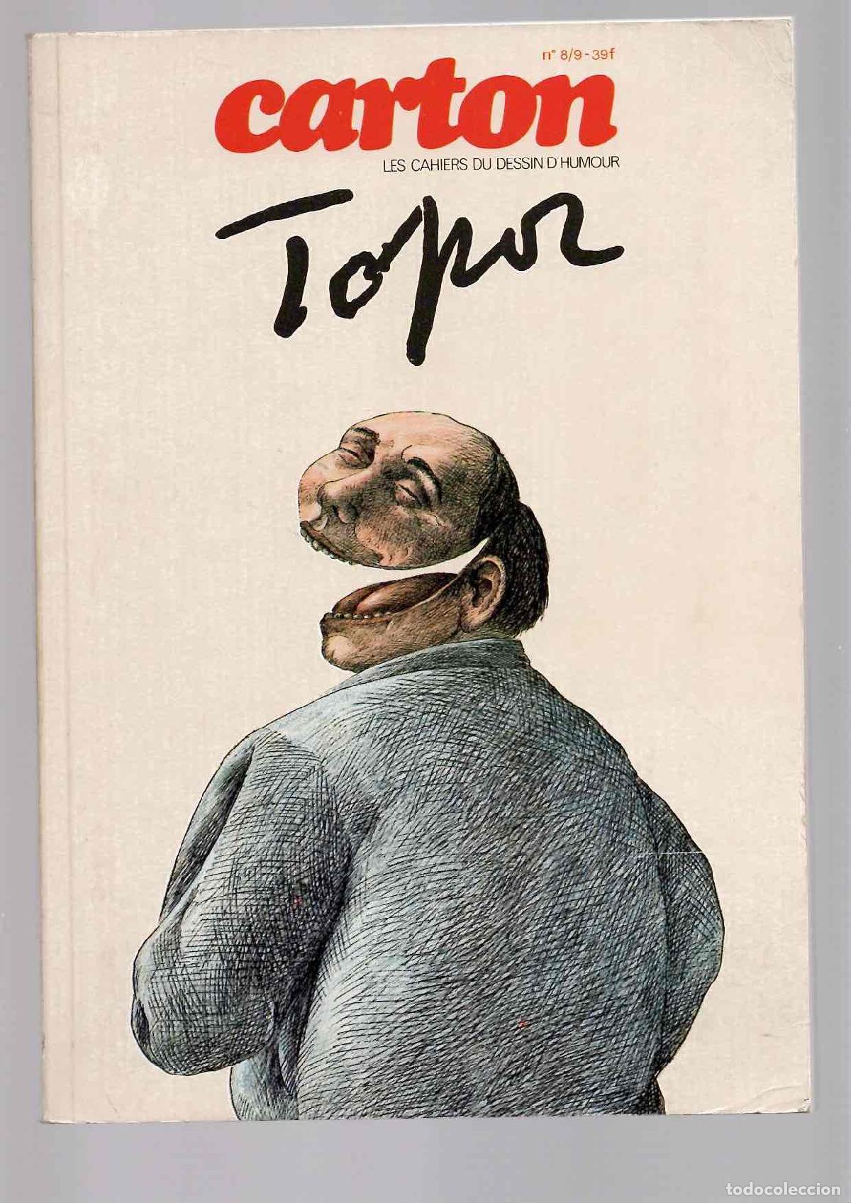 C&oacute;mics: CARTON LES CAHIERS DU DESSIN D'HUMOUR N&ordm; 8/9, TOPOR. 1979. EN FRANCES