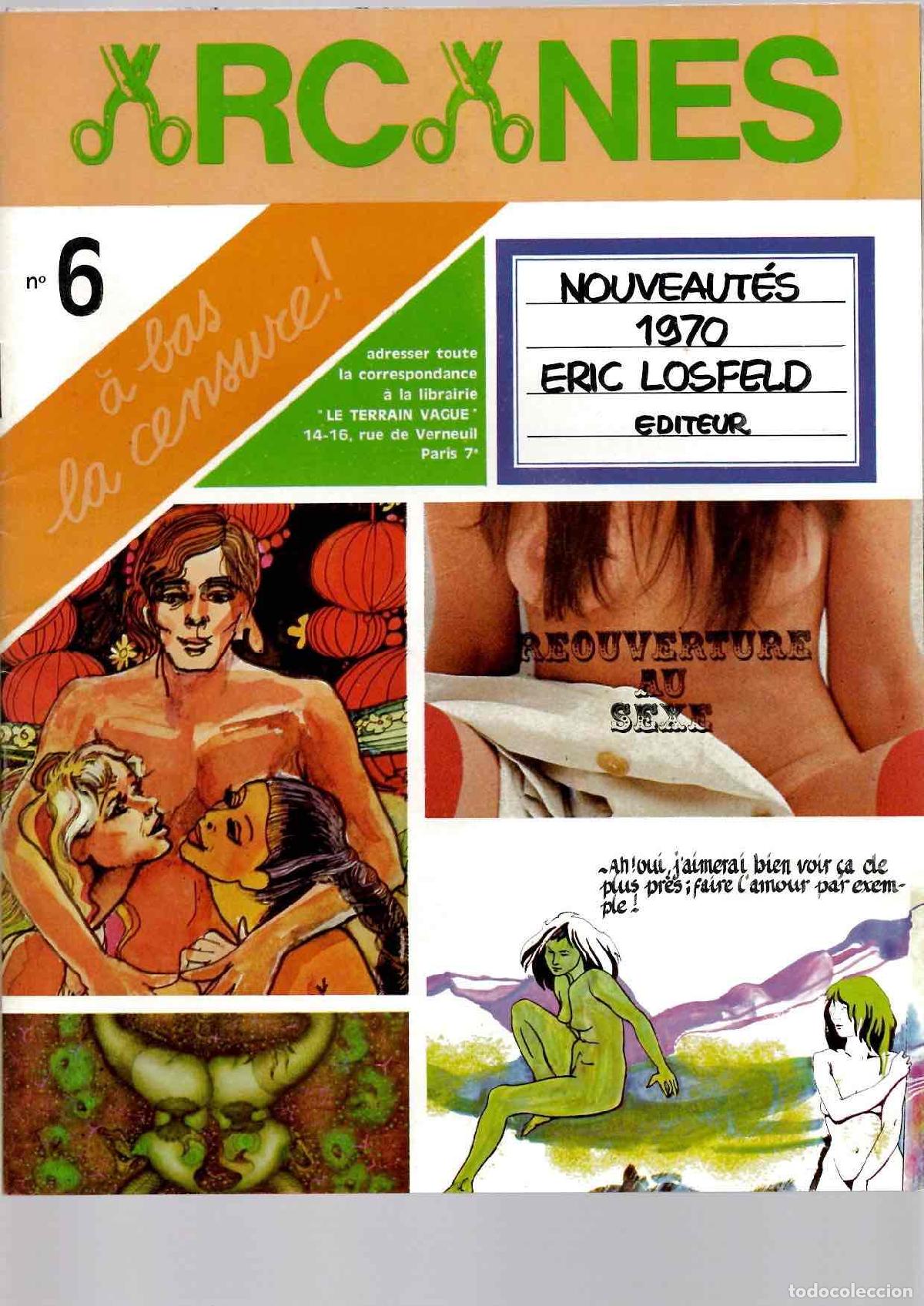 C&oacute;mics: ARCANES 6 NOUVEAUT&Eacute;S 1970. ERIC LOSFELD. EN FRANCES