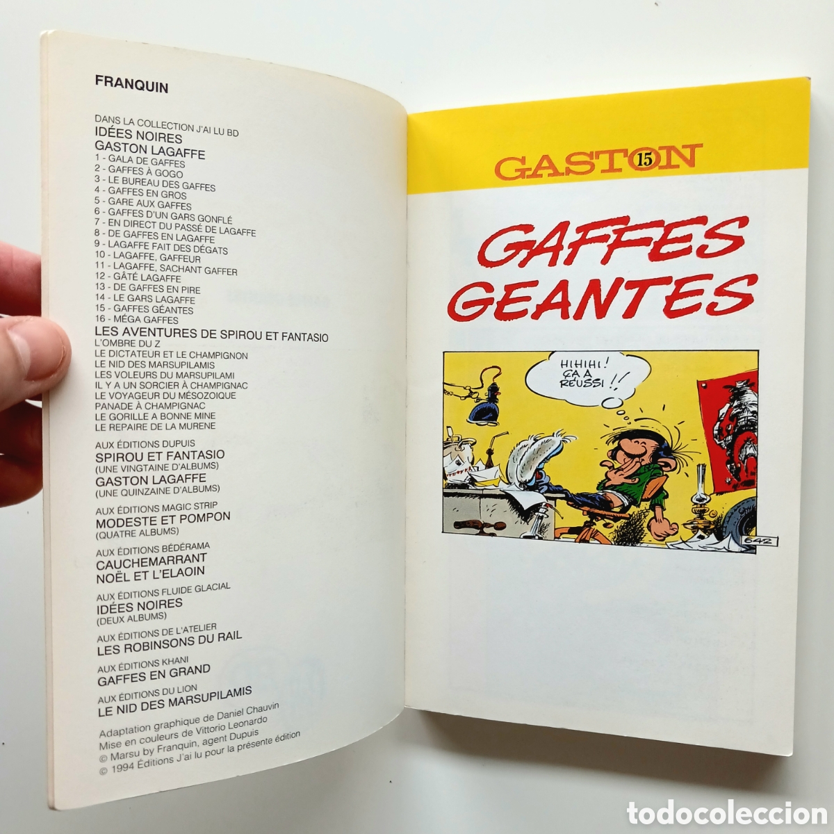 C&oacute;mics: Gaston N&deg;15: Gaffes G&eacute;antes - Foto 4