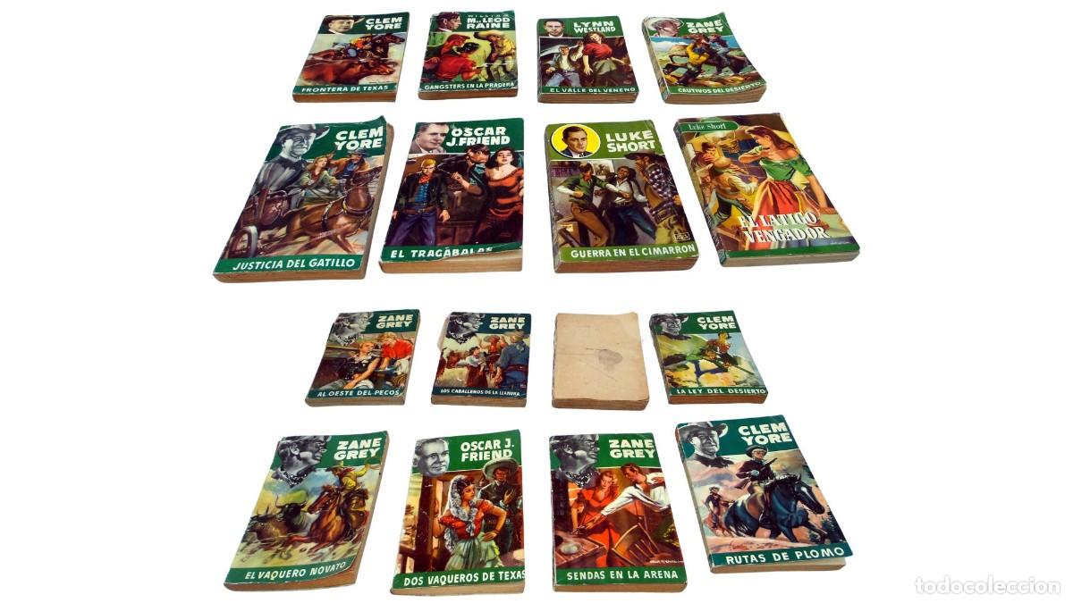 Fumetti: Lote de 16 Libros &mdash; Colecci&oacute;n Edici&oacute;n Verde &rdquo;Viejo Oeste&rdquo;, Editorial Bruguera, 1950 (1&ordf; Edici&oacute;n)