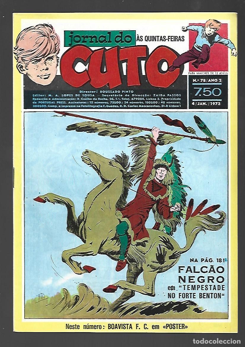 C&oacute;mics: Jornal do Cuto, 78, 1973, Lopes De Sousa, portugues, muy buen estado. Caja DA