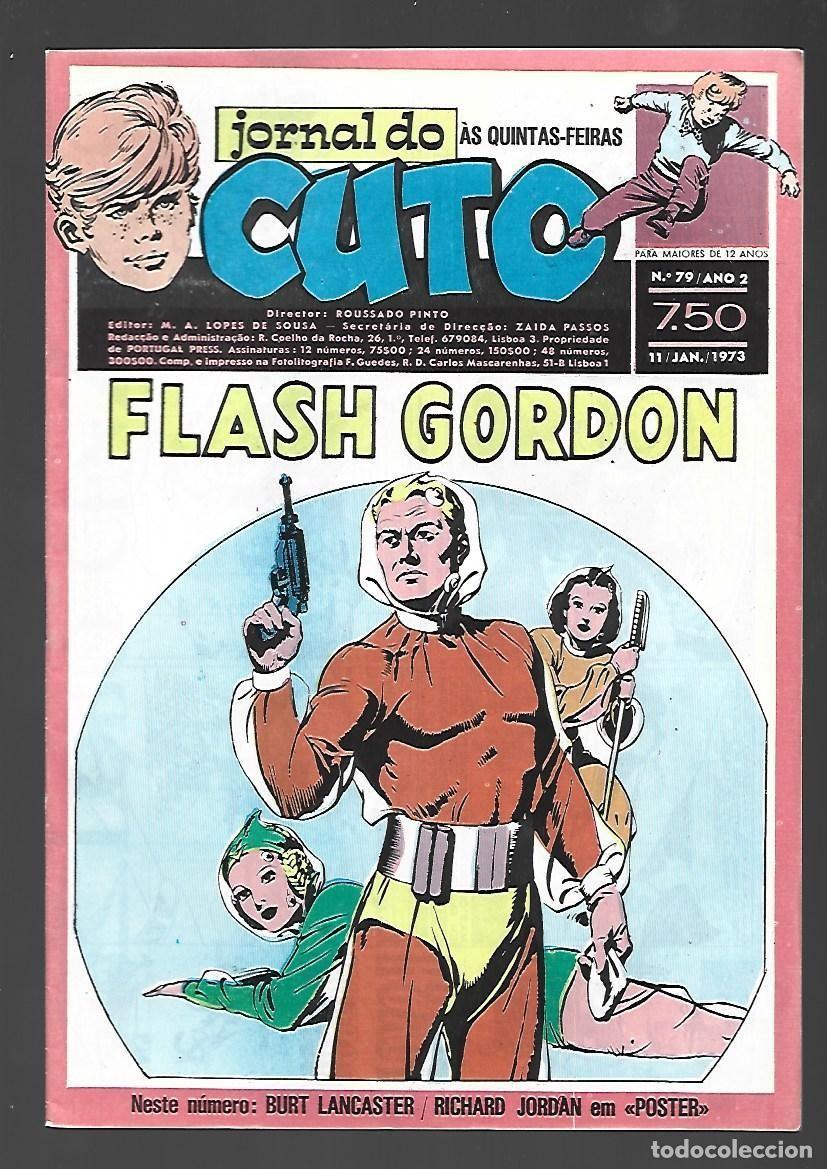 C&oacute;mics: Jornal do Cuto, 79, 1973, Lopes De Sousa, portugues, muy buen estado. Caja DA