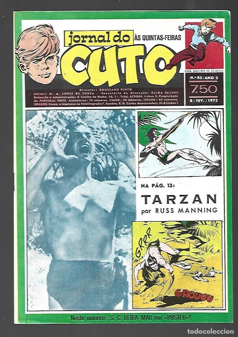 C&oacute;mics: Jornal do Cuto, 83, 1973, Lopes De Sousa, portugues, muy buen estado. Caja DA