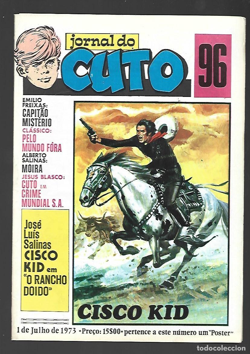 C&oacute;mics: Jornal do Cuto, 96, 1973, Lopes De Sousa, portugues, muy buen estado, con poster. Caja DA