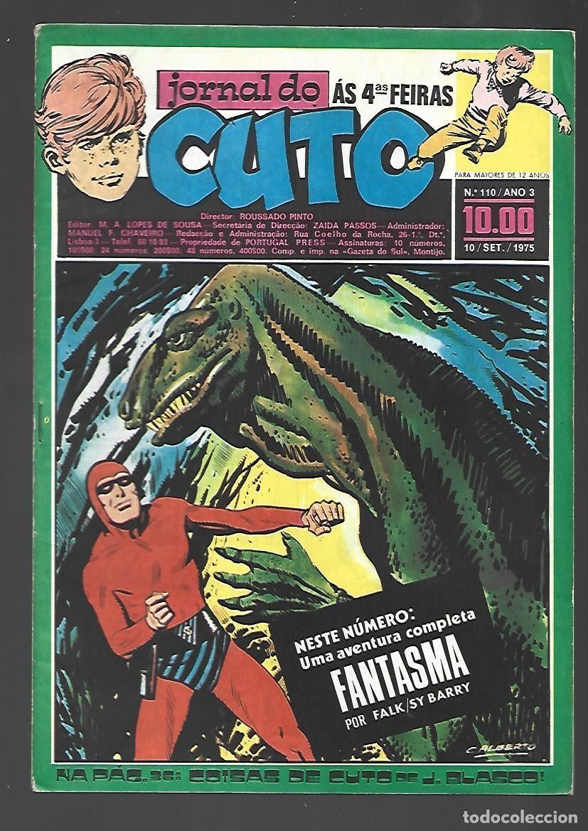 C&oacute;mics: Jornal do Cuto, 110, 1975, Lopes De Sousa, portugues, muy buen estado. Caja DA