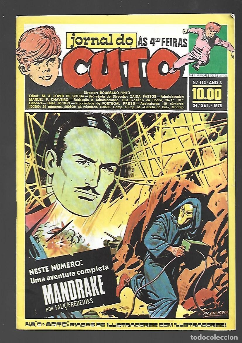 C&oacute;mics: Jornal do Cuto, 112, 1975, Lopes De Sousa, portugues, muy buen estado. Caja DA