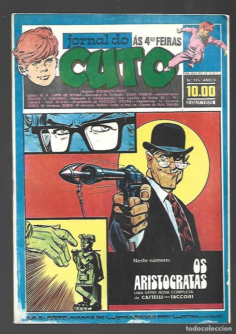 C&oacute;mics: Jornal do Cuto, 114, 1975, Lopes De Sousa, portugues, muy buen estado. Caja DA