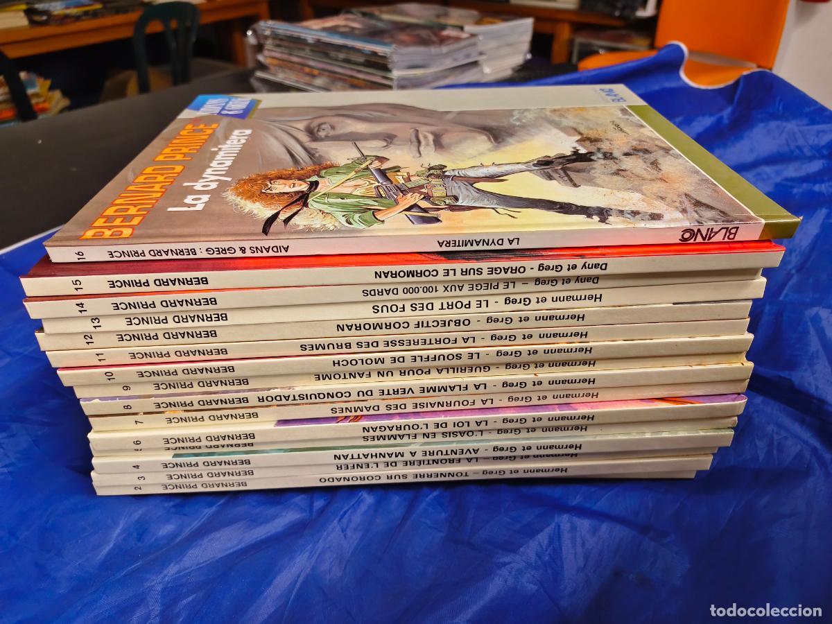 C&oacute;mics: Colecci&oacute;n de 16 numeros de Bernard Prince EN FRANCES muy buen estado CPB