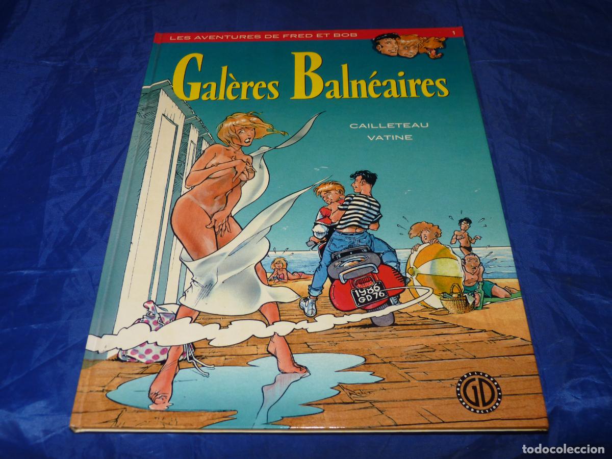 C&oacute;mics: Les aventures de Fred et Bob Galeres Balneaires EN FRANCES muy buen estado CPB