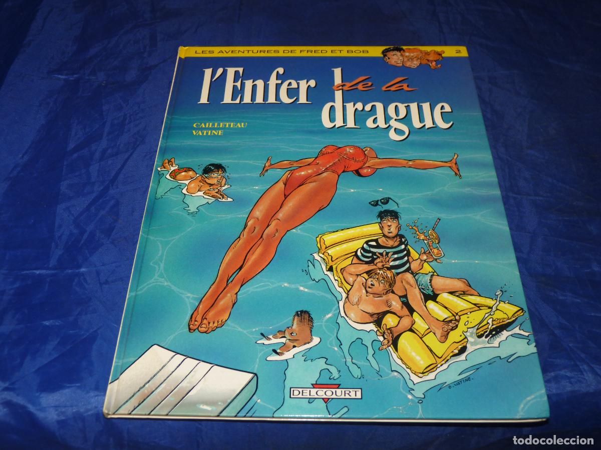 C&oacute;mics: Les aventures de Fred et Bob l'enfer de la drague EN FRANCES muy buen estado CPB