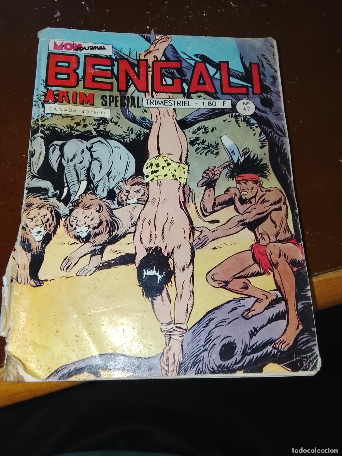C&oacute;mics: Comic Bengali (Akim Sp&eacute;cial) N&ordm; 47 - Mars 1972 - Publicidad Hist&oacute;rica Mortadelo y Filem&oacute;n