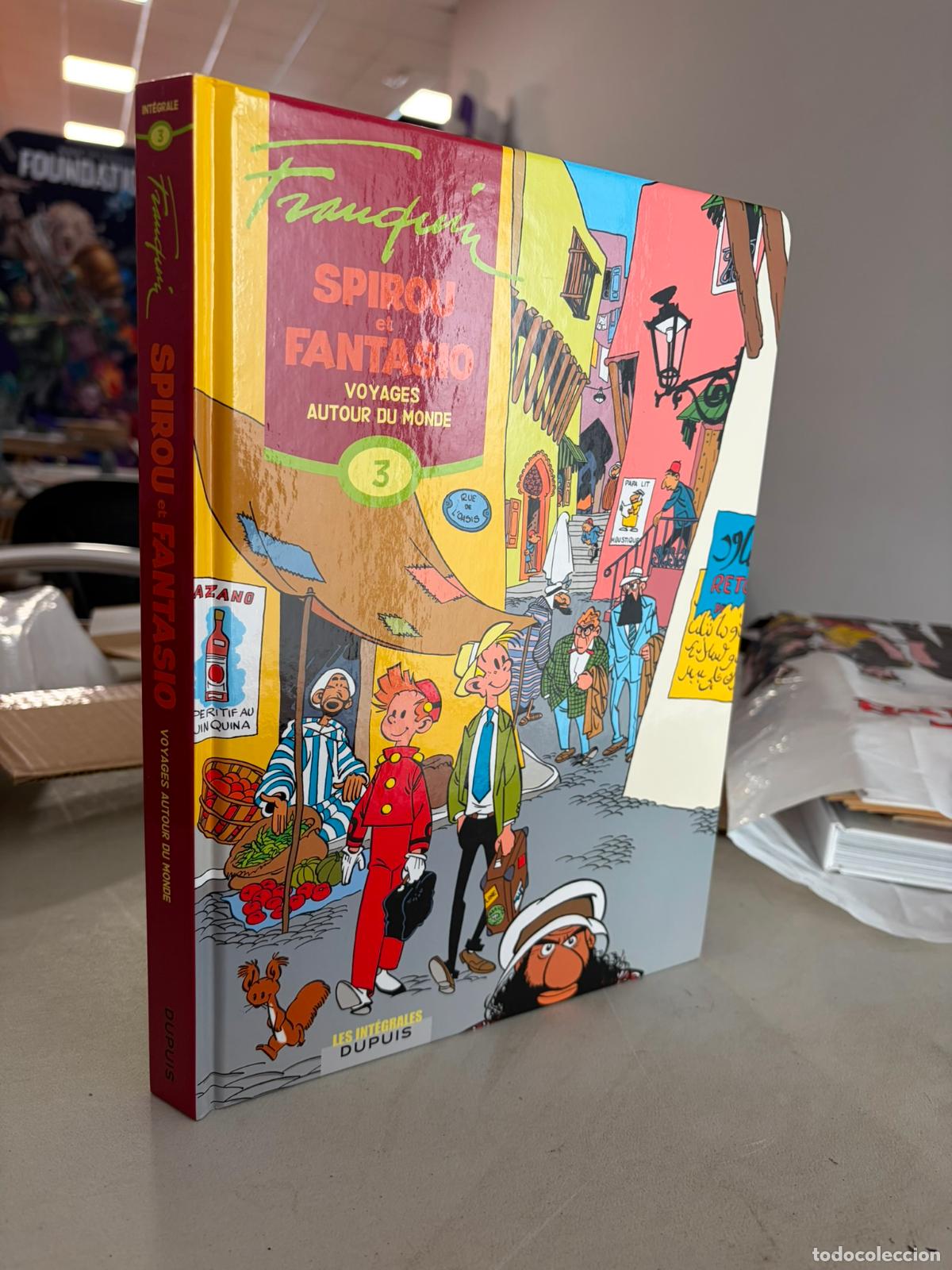 C&oacute;mics: Spirou et Fantasio - L'int&eacute;grale - Tome 3 - Voyages autour du monde: 1952-1954 En frances
