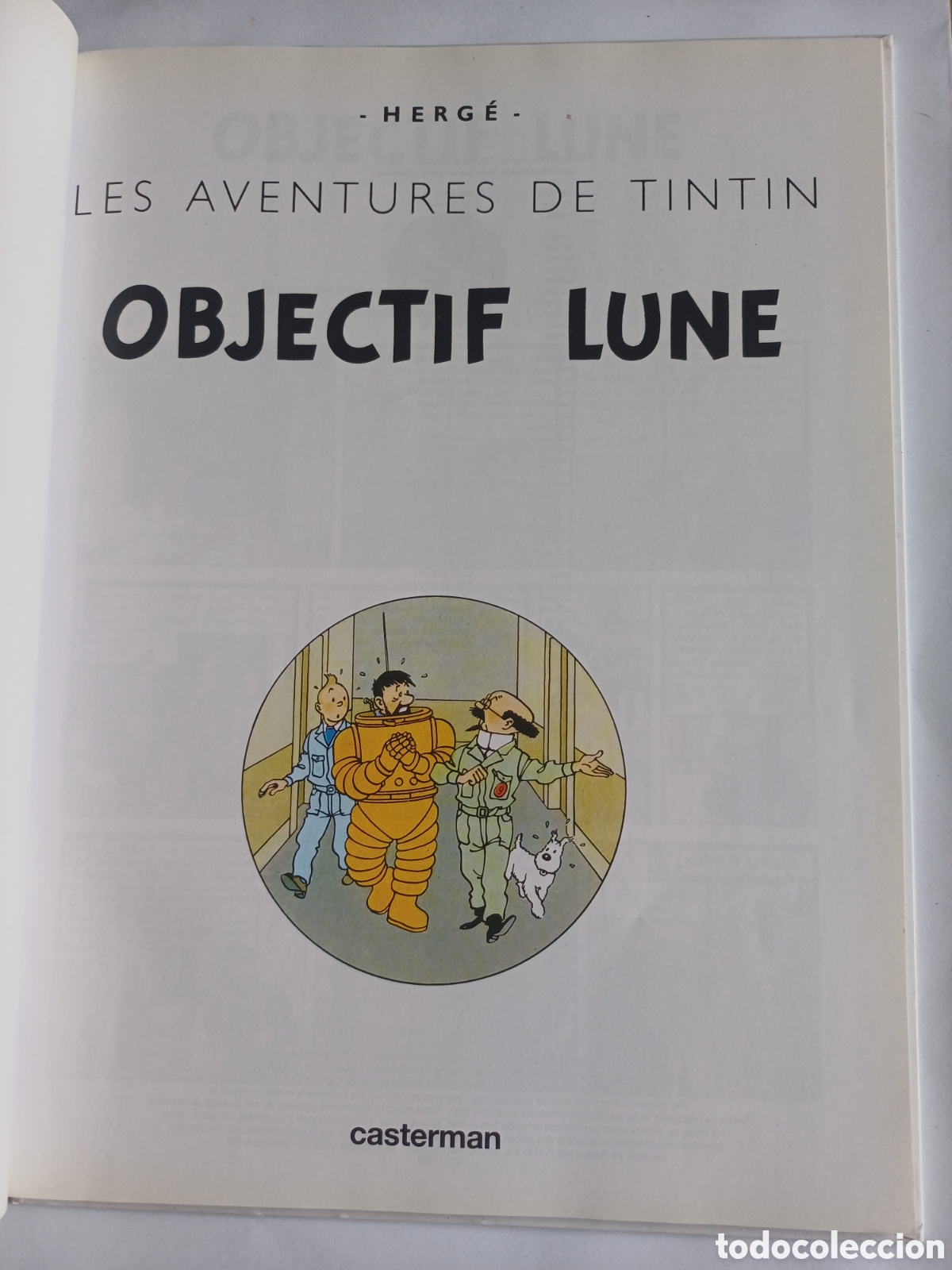 C&oacute;mics: Les aventures de Tintin Objectif Lune Casterman Frances - Foto 2