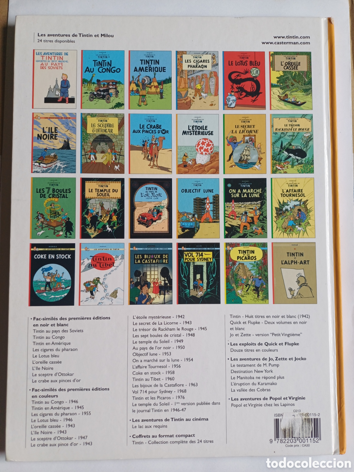 C&oacute;mics: Les aventures de Tintin Objectif Lune Casterman Frances - Foto 5