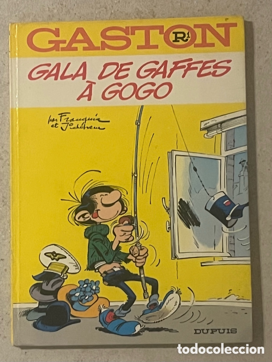 C&oacute;mics: GASTON N&ordm;1 GALA DE GAFFES &Aacute; GOGO, 1979 - BELGICA - ESTA DEDICADO