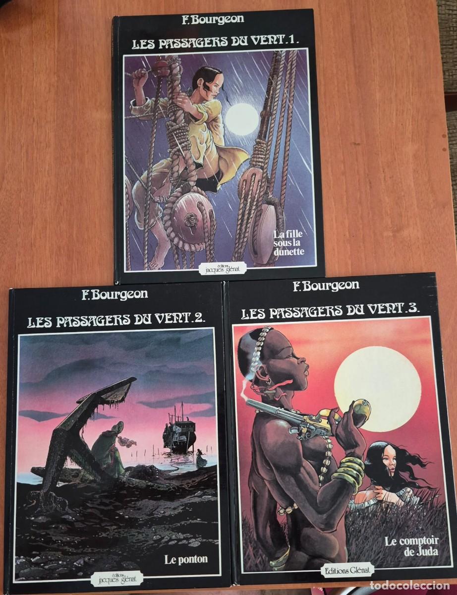 C&oacute;mics: LES PASSAGERS DU VENT (3 TOM.) - F. BOURGEON (COMIC FRAN&Ccedil;AIS, EN FRANC&Eacute;S)