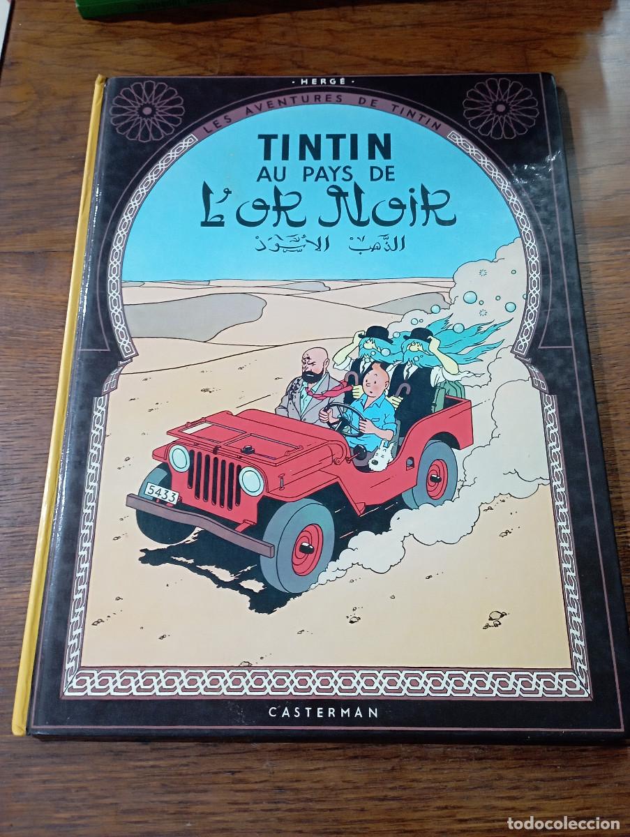 C&oacute;mics: TINTIN au pays de l'or noir - Casterman 1971 - 1ra edicion revisada