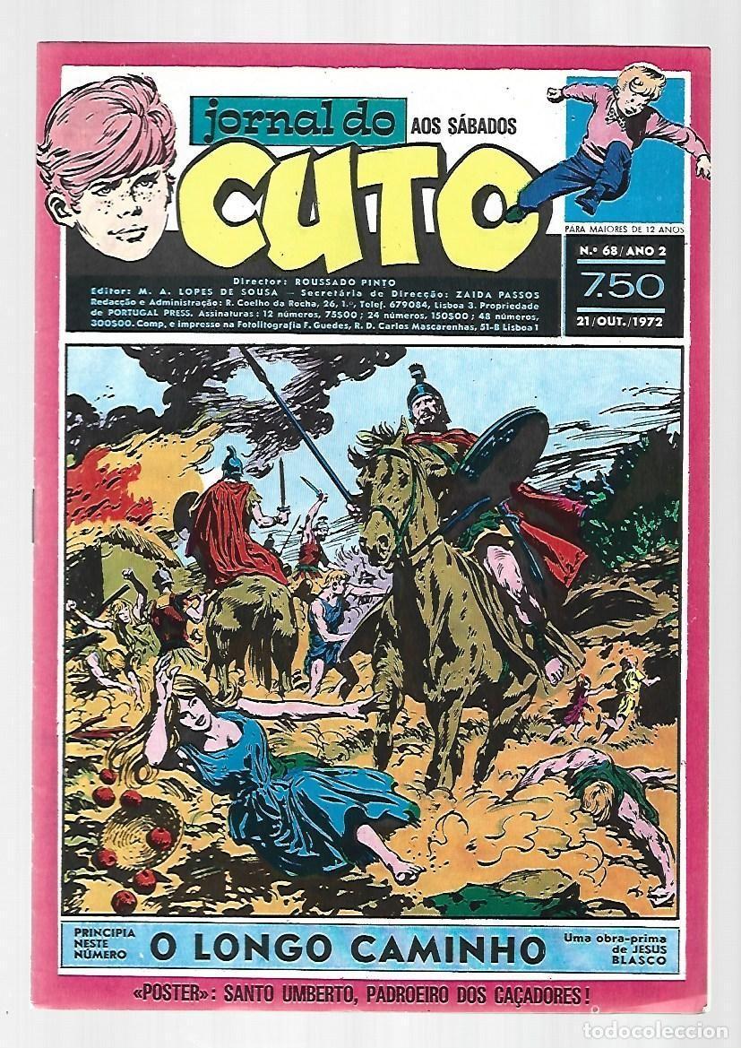 C&oacute;mics: Jornal do Cuto, 68, 1972, Lopes De Sousa, portugues, muy buen estado. Caja DA