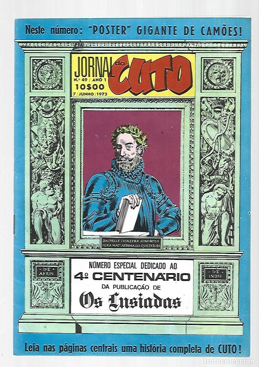 C&oacute;mics: Jornal do Cuto, 49, 1972, Lopes De Sousa, portugues, muy buen estado. Caja DA