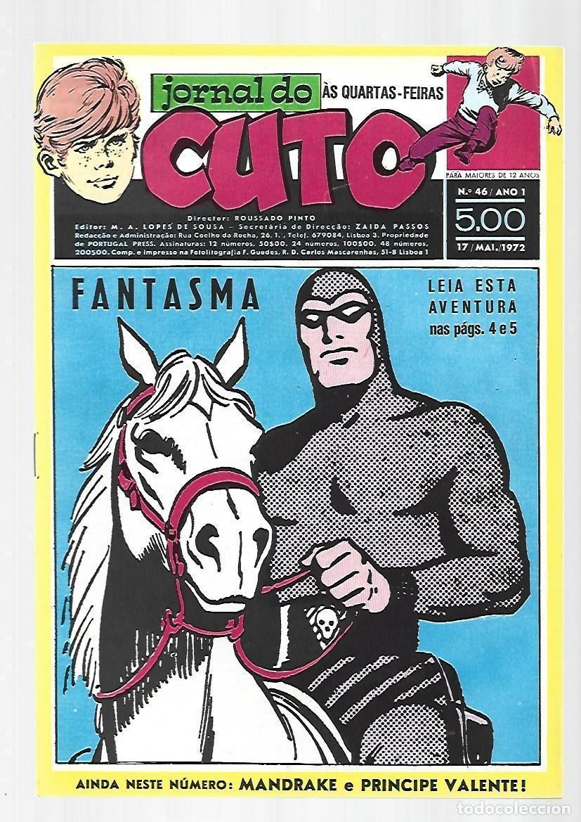 C&oacute;mics: Jornal do Cuto, 46, 1972, Lopes De Sousa, portugues, muy buen estado. Caja DA