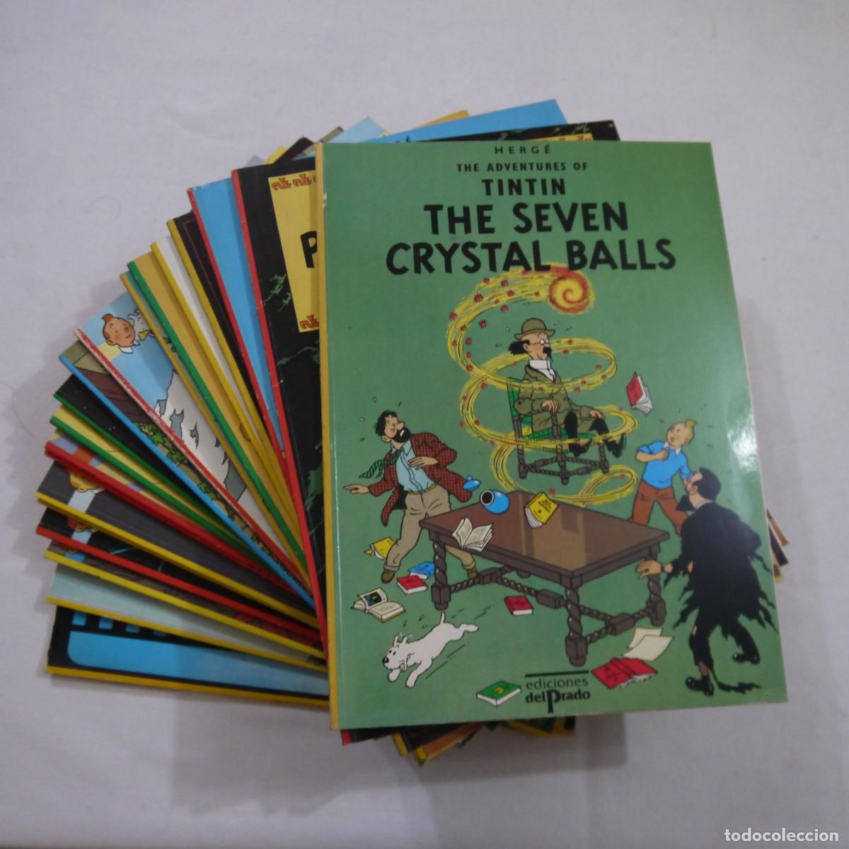 C&oacute;mics: COLECCI&Oacute;N TINTIN EN INGL&Eacute;S DE EDICIONES DEL PRADO. 22 VOL&Uacute;MENES COMPLETA - 1984