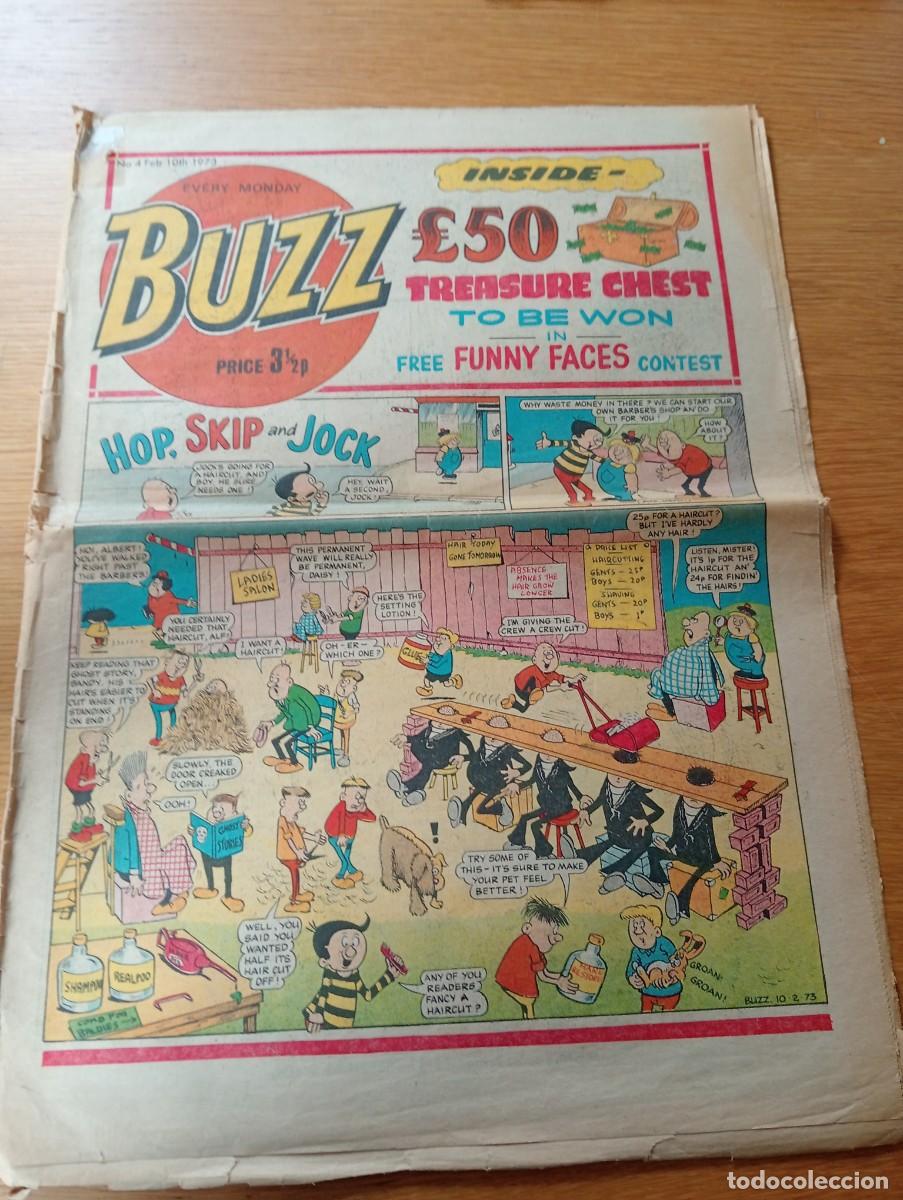 C&oacute;mics: EN INGL&Eacute;S. EDICI&Oacute;N ORIGINAL. BUZZ N.&ordm; 4. GRAPA. D. C. THOMSON AND Co. 1973.