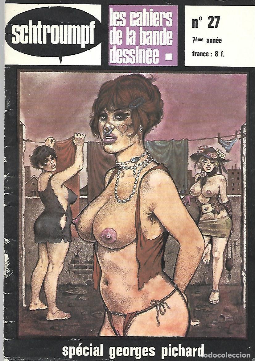 C&oacute;mics: Les cahiers de la bande dessin&eacute;e, 27, sp&eacute;cial Georges Pichard, 1975, Jacques G&eacute;nat. Caja DA