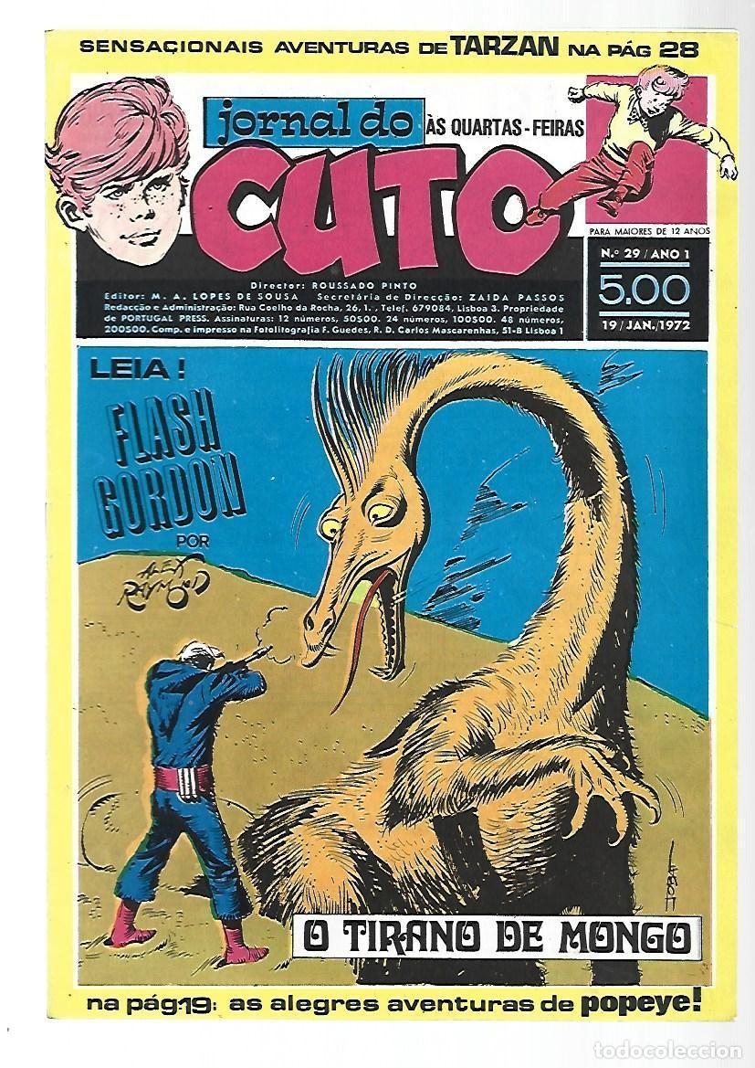 C&oacute;mics: Jornal do Cuto, 29, 1972, Lopes De Sousa, portugues, muy buen estado. Caja DA