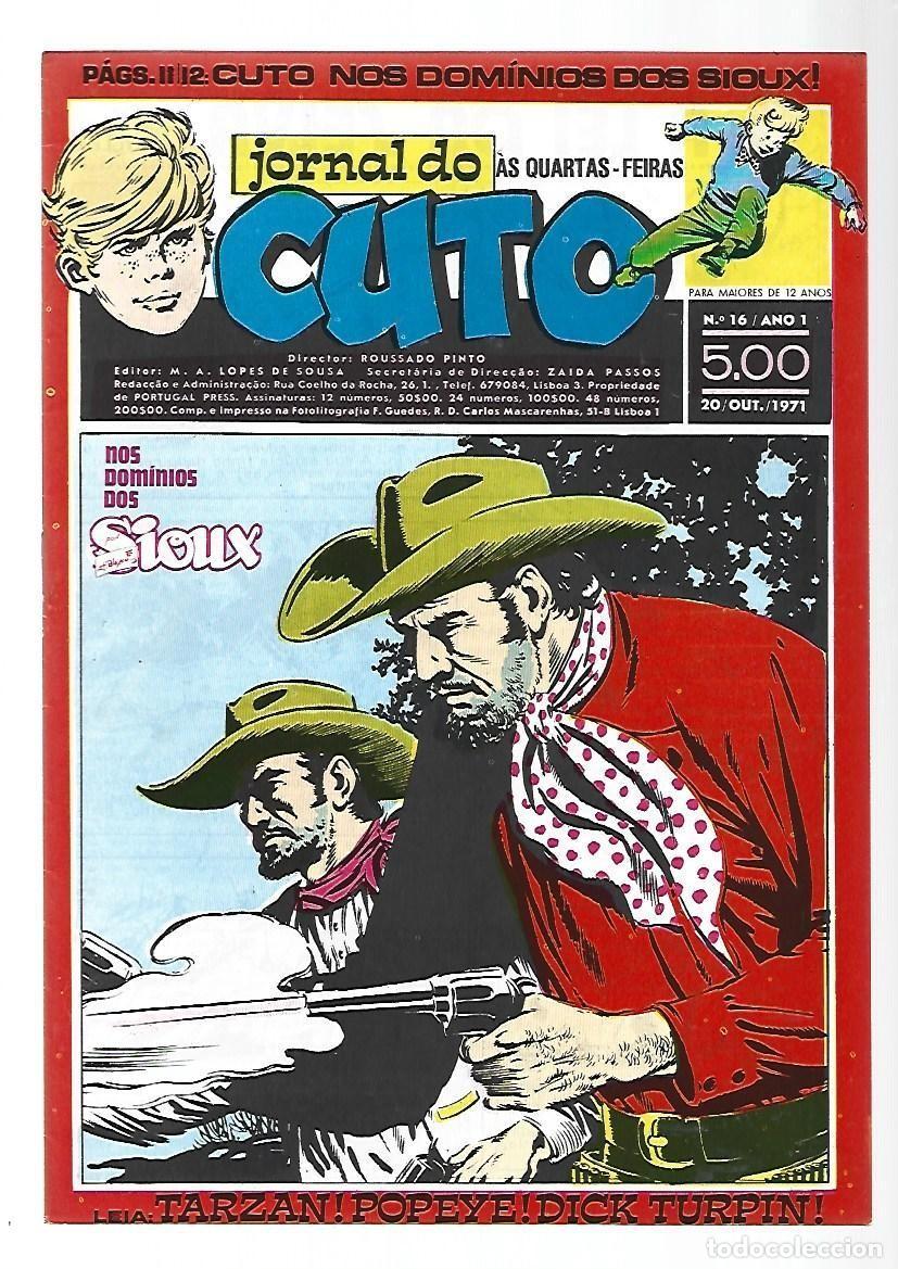 C&oacute;mics: Jornal do Cuto,168, 1971, Lopes De Sousa, portugues, muy buen estado. Caja DA