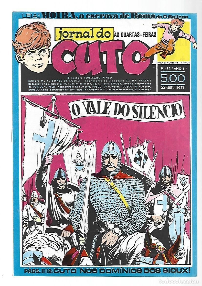 C&oacute;mics: Jornal do Cuto, 12, 1971, Lopes De Sousa, portugues, muy buen estado. Caja DA