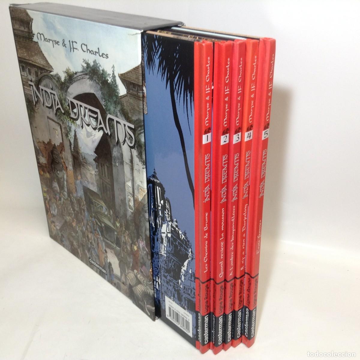 C&oacute;mics: COFFRET INDIA DREAMS (TOMOS 1 A 5) - MARYSE & J.F. CHARLES - CASTERMAN (EN FRANC&Eacute;S)