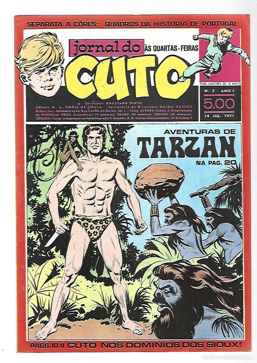 C&oacute;mics: Jornal do Cuto, 2, 1971, Lopes De Sousa, portugues, muy buen estado. Caja DA