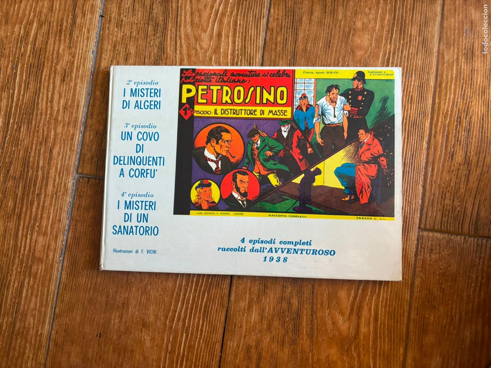 C&oacute;mics: PETROSINO N&ordm; EDITA NERVINE EN ITALIANO 1938