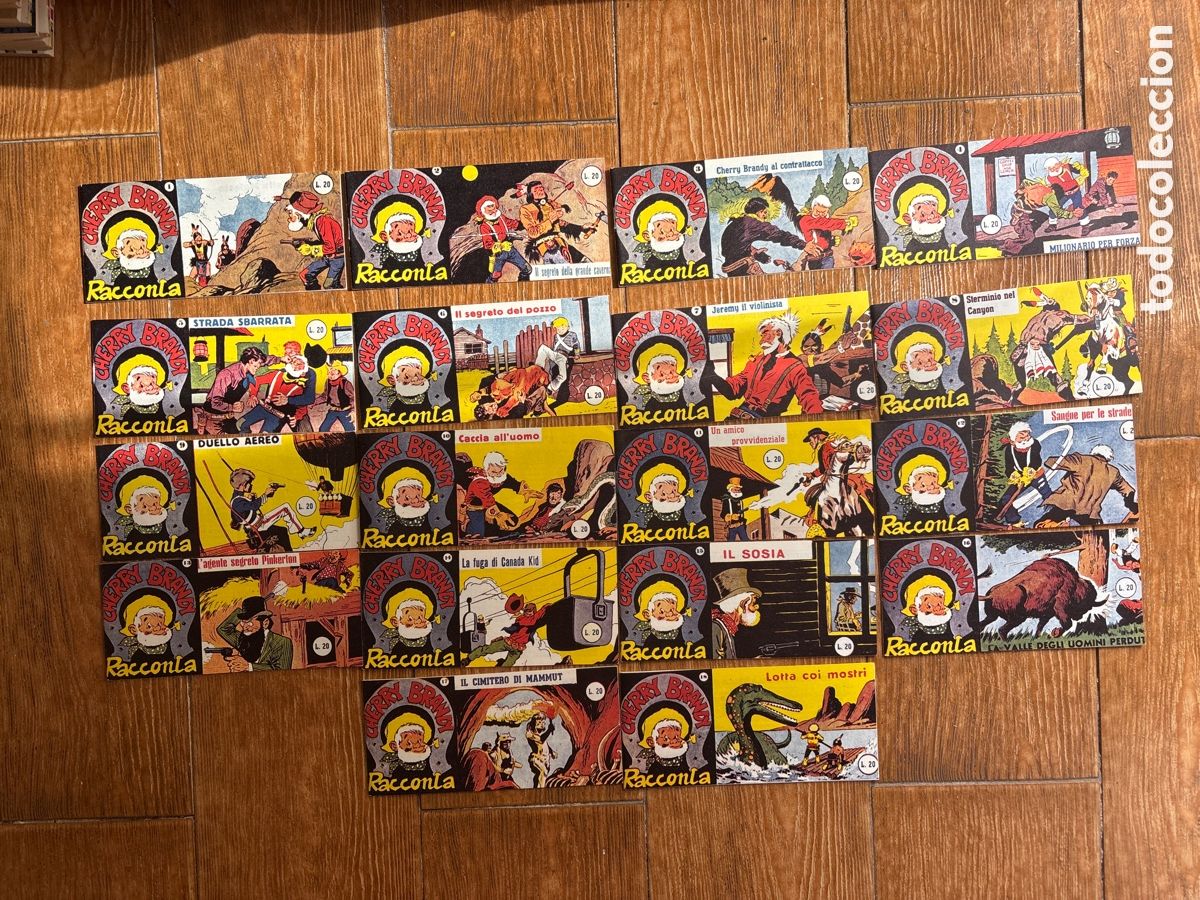 C&oacute;mics: CHERRY BRANDY RACCONTA COLECCION COMPLETA EDICION FACSIMIL EN ITALIANO 18 NUMEROS