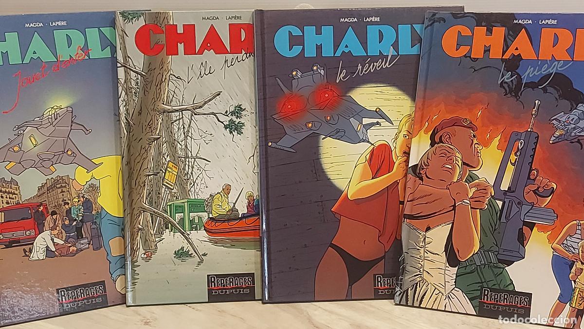 C&oacute;mics: CHARLY | LOTE N&ordm; 1 AL 4 | MAGDA & LAPI&Egrave;RE | DUPUIS REP&Eacute;RAGES | MUY BUEN ESTADO