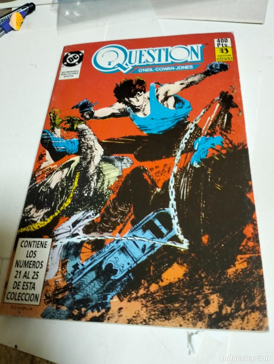 C&oacute;mics: QUESTION #. 21, 22 ,23, 24, 25. ( RETAPADO )...tapa blanda de ediciones ZINCO