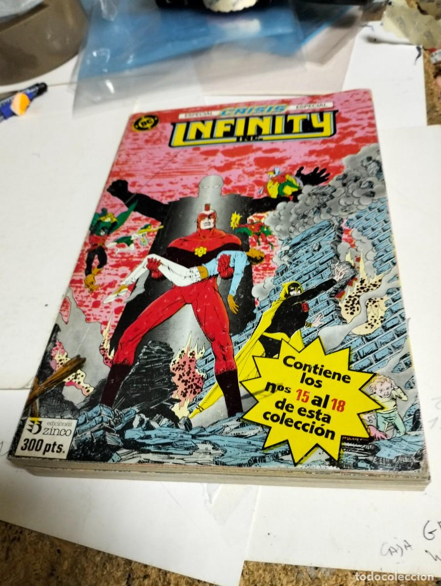 C&oacute;mics: INFINITY # 15, 16, 17, 18. ( RETAPADO 4 N&Uacute;MEROS )...tapa blanda de ediciones ZINCO