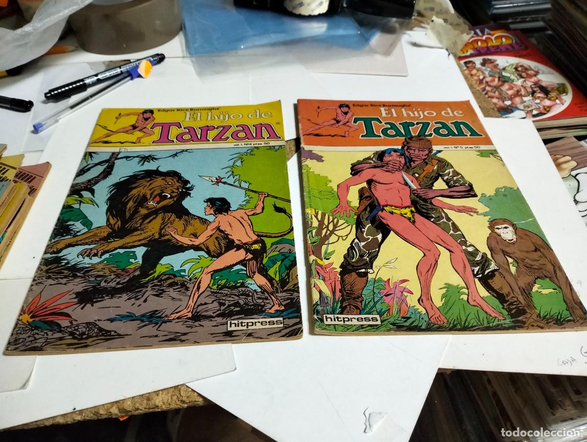 C&oacute;mics: El HIJO DE TARZ&Aacute;N # 4, 5 ( lote 2. N&uacute;meros)... Hitpress