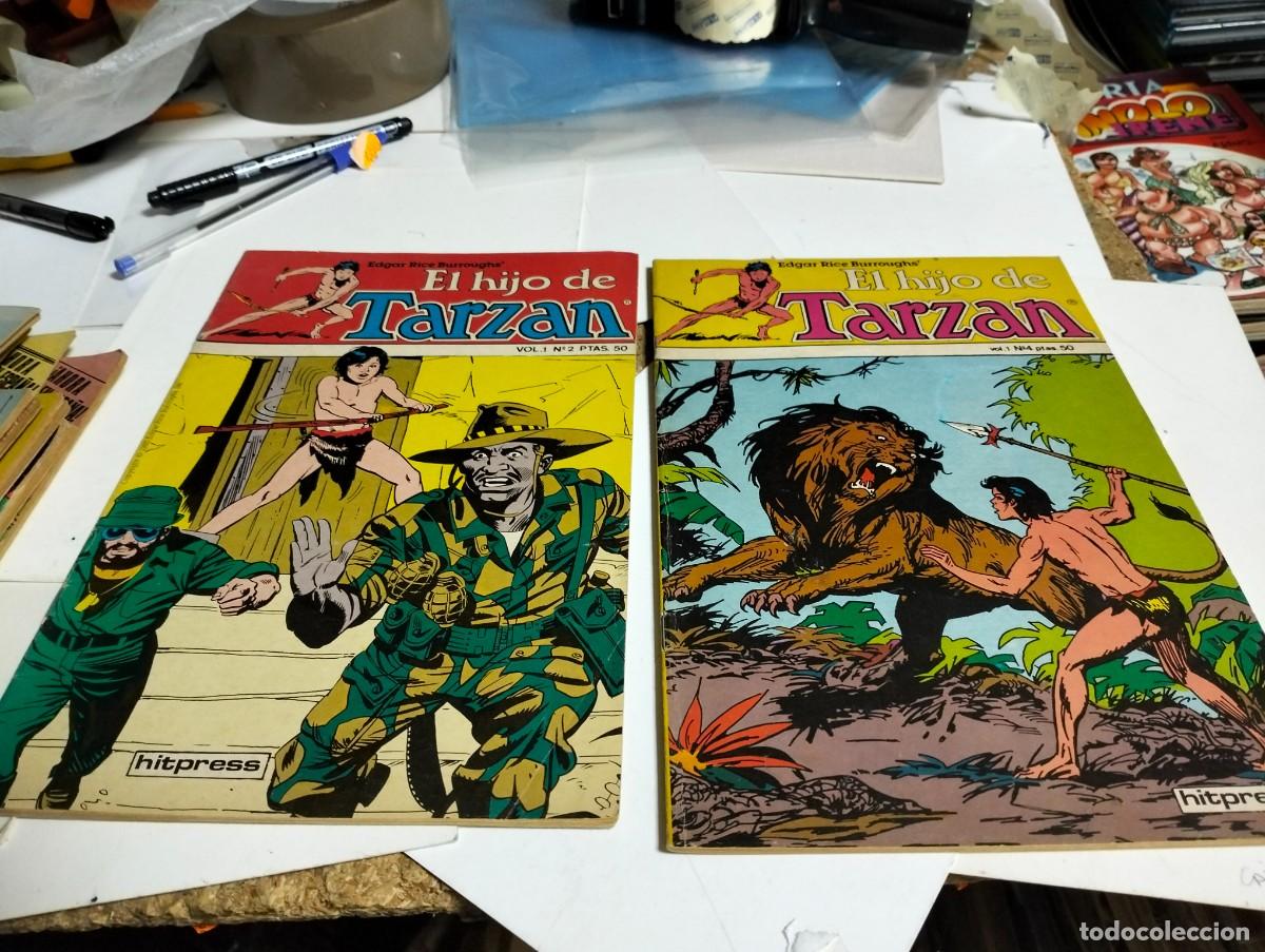 C&oacute;mics: El HIJO DE TARZ&Aacute;N #. 2, 4, ( lote 2. N&uacute;meros)... Hitpress