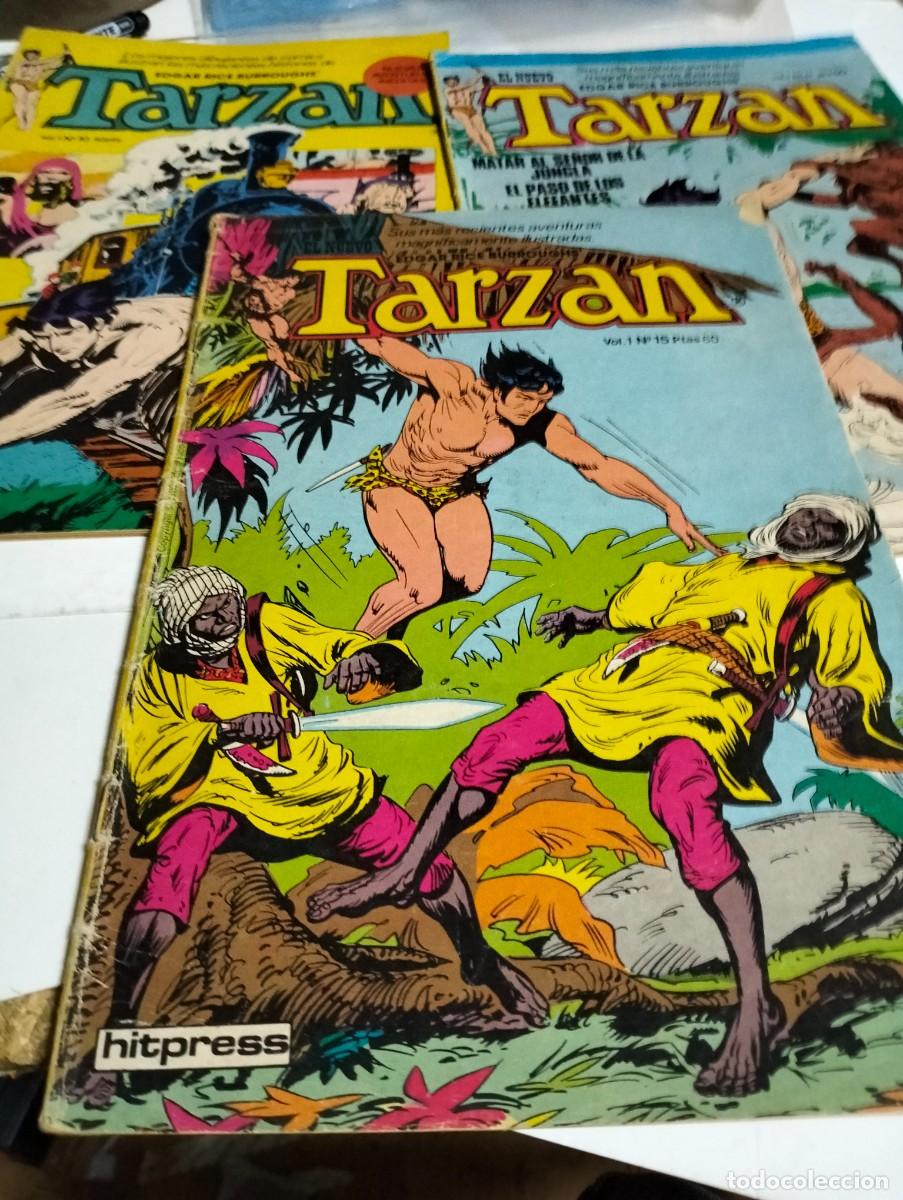 C&oacute;mics: TARZ&Aacute;N #. 10, 11, 15 , ( lote 3 N&uacute;meros)... Hitpress