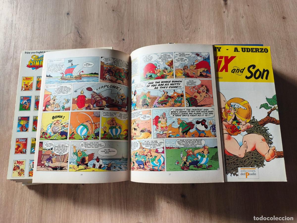 C&oacute;mics: Ast&eacute;rix en ingl&eacute;s Ediciones del Prado - Foto 5