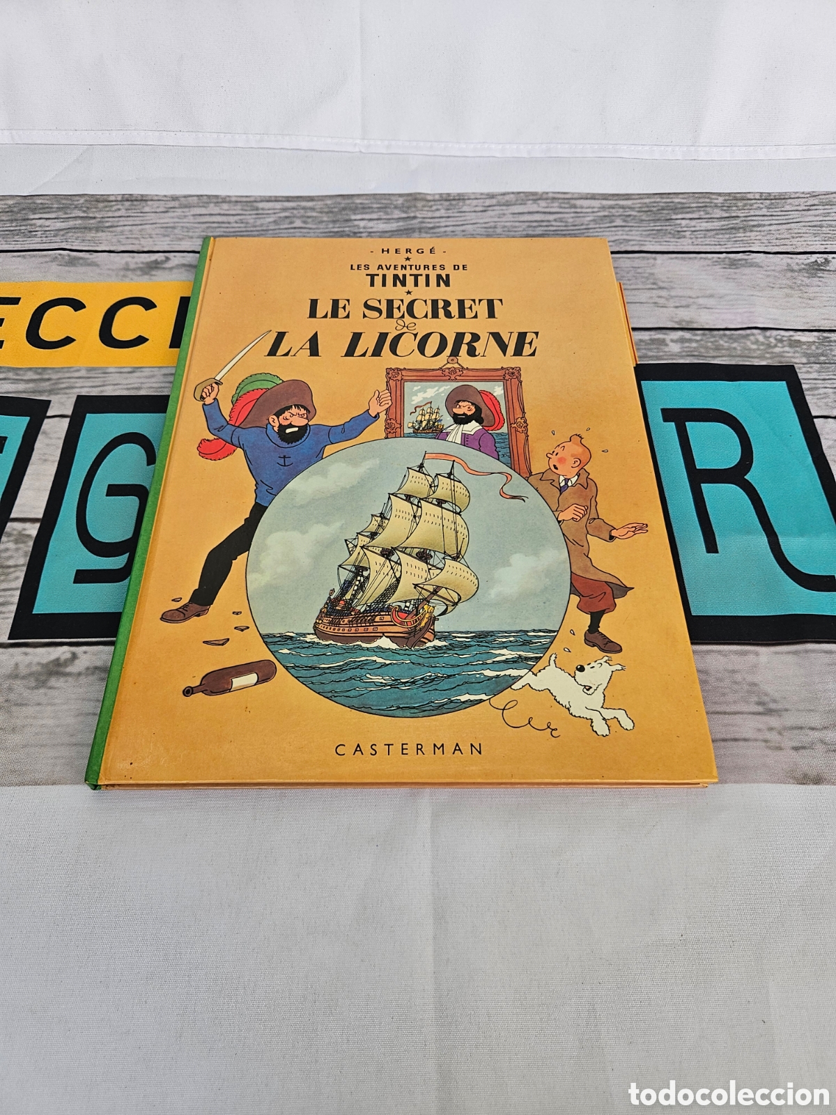 C&oacute;mics: LES AVENTURES DE TINTIN. LE SECRET DE LA LICORNE. CASTERMAN EN FRANCES. 1966/ 0053/155