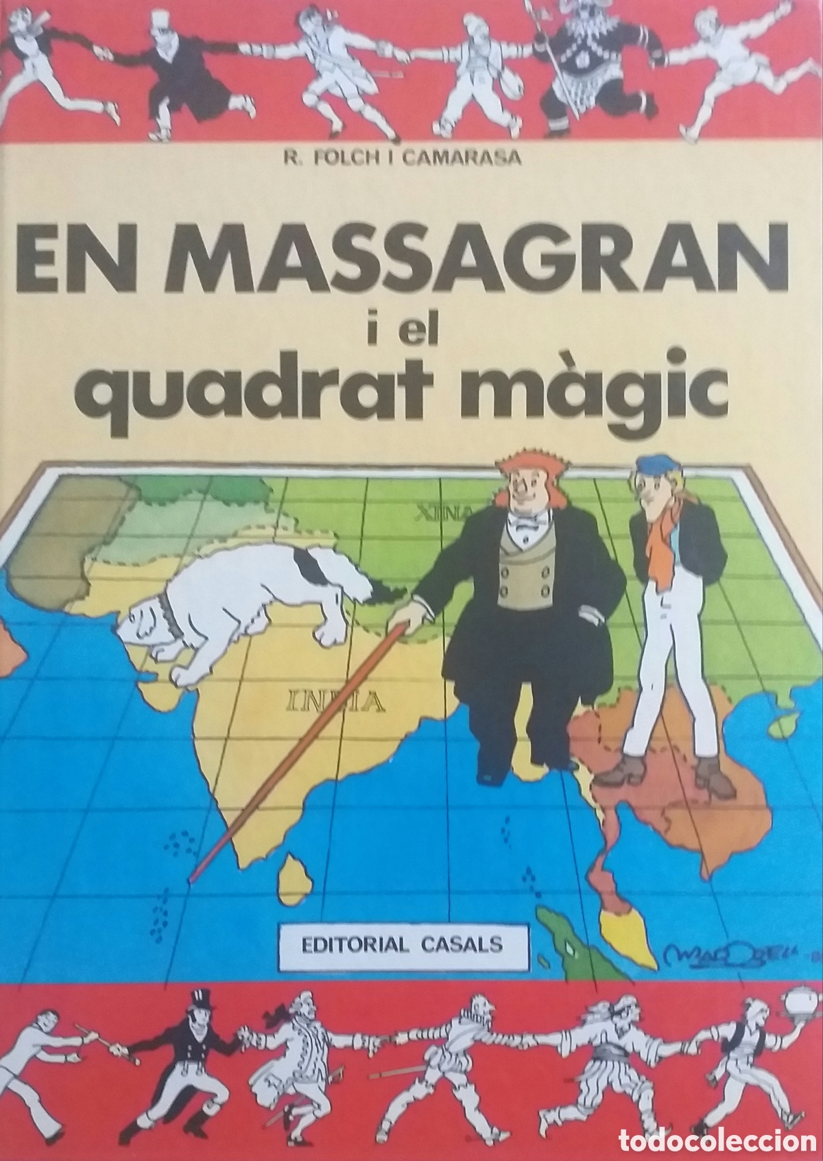 C&oacute;mics: EN MASSAGRAN I EL QUADRAT M&Agrave;GIC- ED.CASALS 2a.Ed 1986 - (CATAL&Agrave; TAPA DURA)