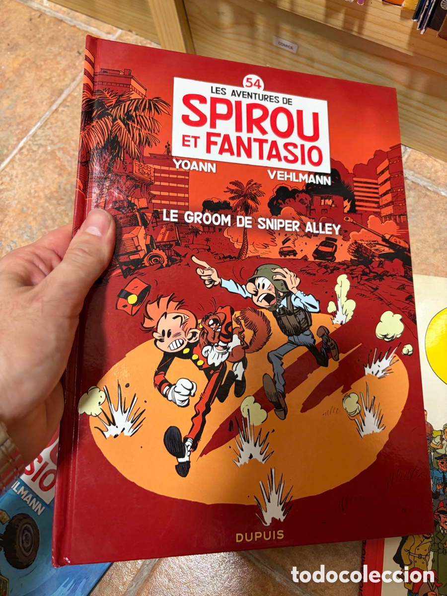 C&oacute;mics: Comic6 LES AVENTURES DE SPIROU ET FANTASIO YOANN VEHLMANN (firmado dedicado)LE GROOM DE SNIPER ALLEY