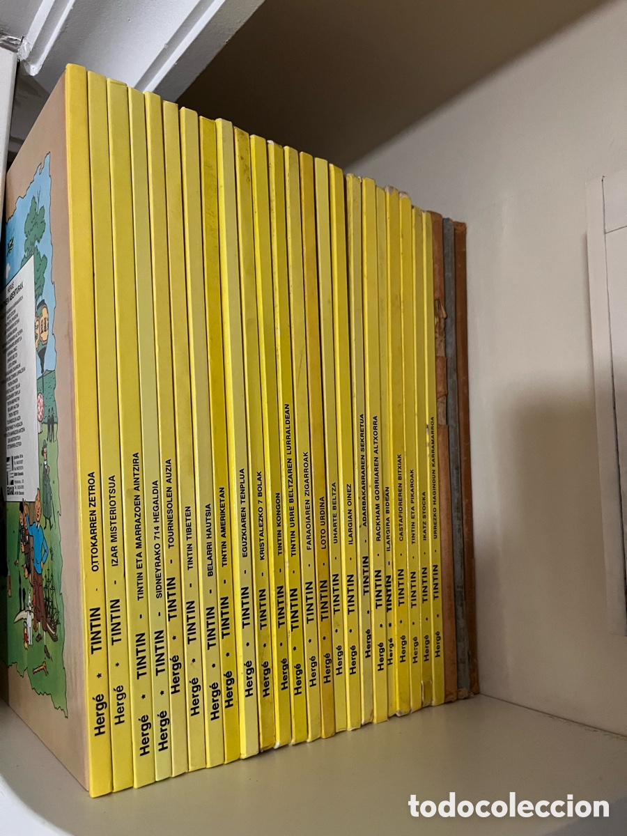 C&oacute;mics: Tintin etor elkar coleccion completa primera edicion euskera
