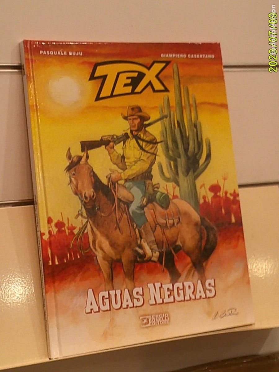 C&oacute;mics: TEX STELLA D'ORO N&ordm; 34 AGUAS NEGRAS TOMO TAPA DURA - SERGIO BONELLI EDITORE EN ITALIANO