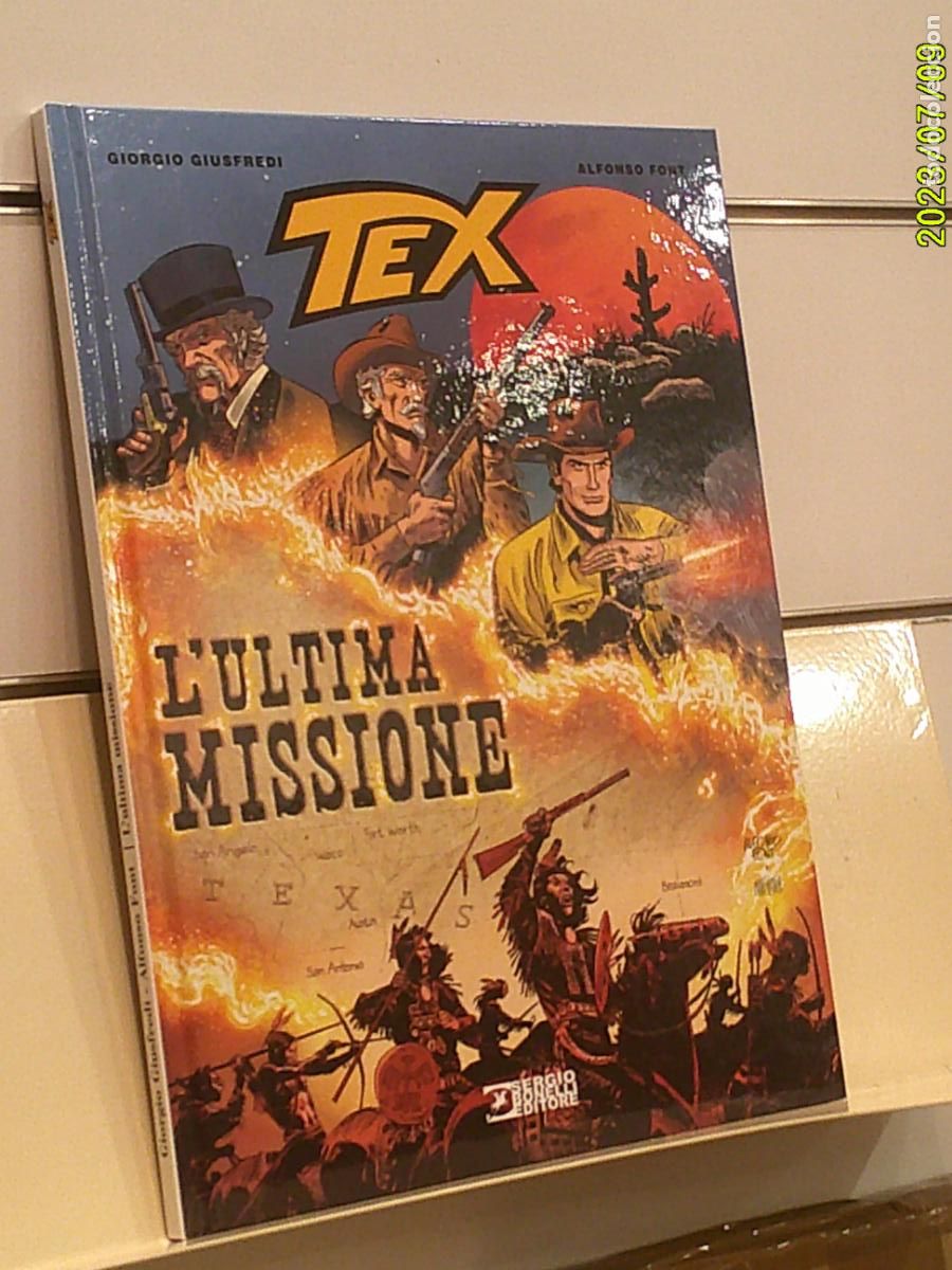 C&oacute;mics: TEX STELLA D'ORO N&ordm; 32 L'ULTIMA MISSIONE TOMO TAPA DURA - SERGIO BONELLI EDITORE EN ITALIANO