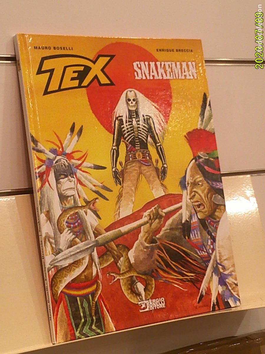 C&oacute;mics: TEX STELLA D'ORO N&ordm; 33 SNAKEMAN TOMO TAPA DURA - SERGIO BONELLI EDITORE EN ITALIANO