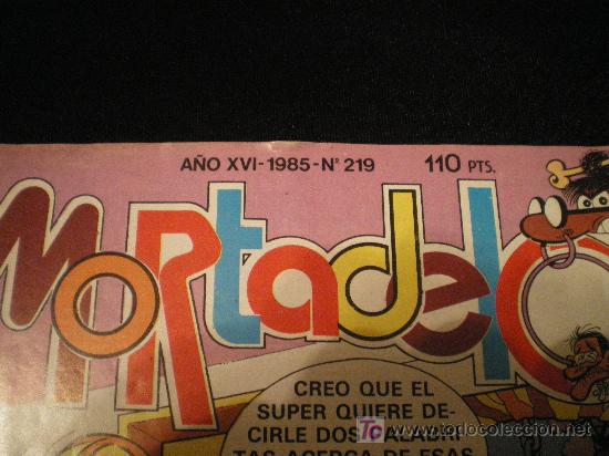 C&oacute;mics: COMICS MORTADELO N&ordm; 219  A&Ntilde;O 1985 - Foto 2